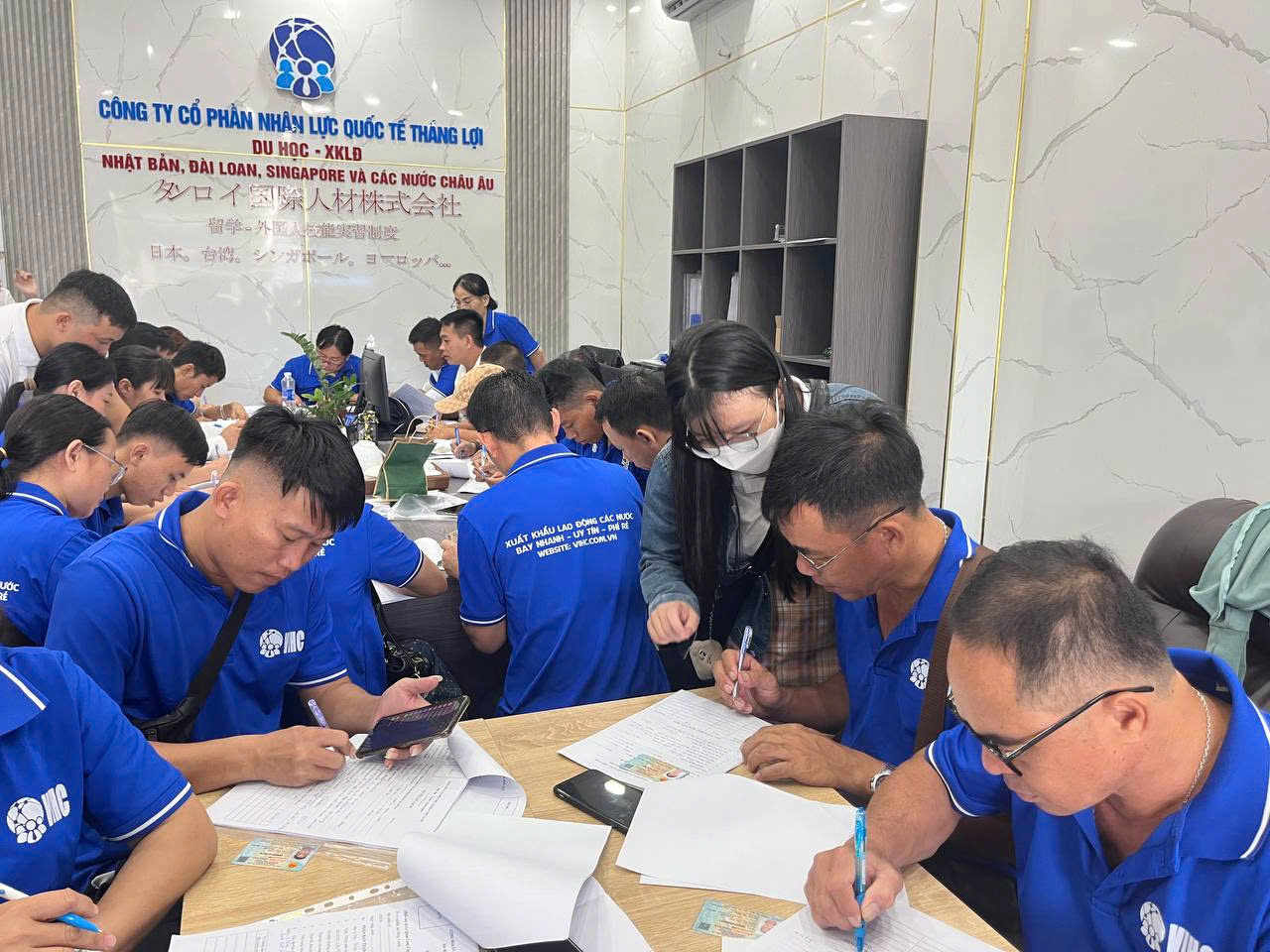 xuất cảnh đơn chê biến thực phẩm